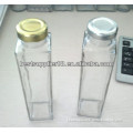 350ml square beverage/juice glass bottle